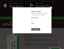 Tablet Screenshot of goplaysavetriangle.com